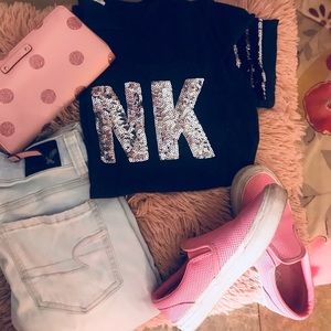 Perf leather slip on vans